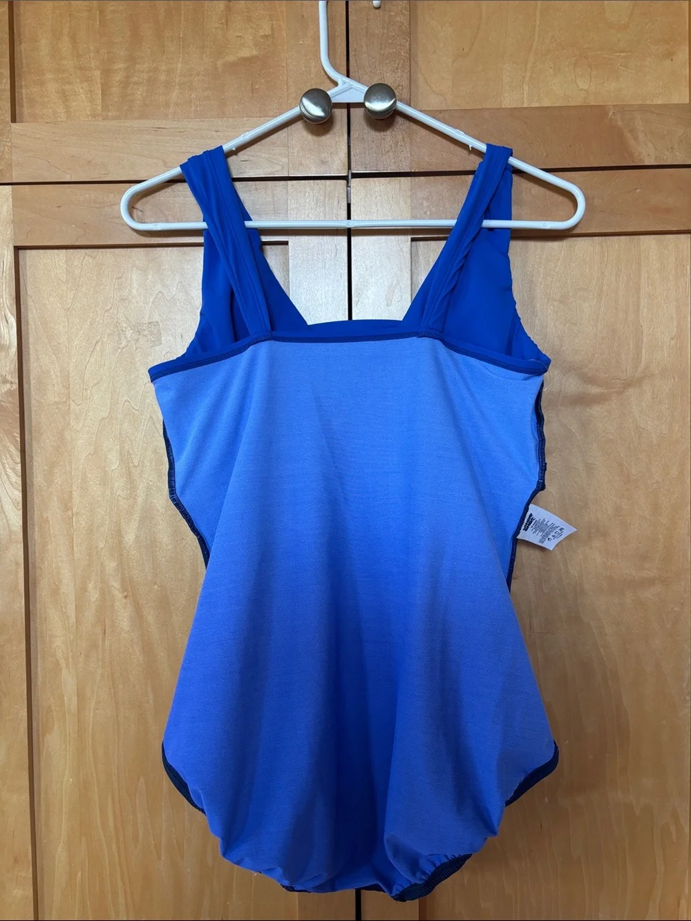 Lands' End Royal Blue MAST Women's ONE piece Swim Suit-Size 12-